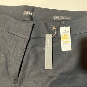 LOFT Straight Black Pants - Classic Tailored Fit